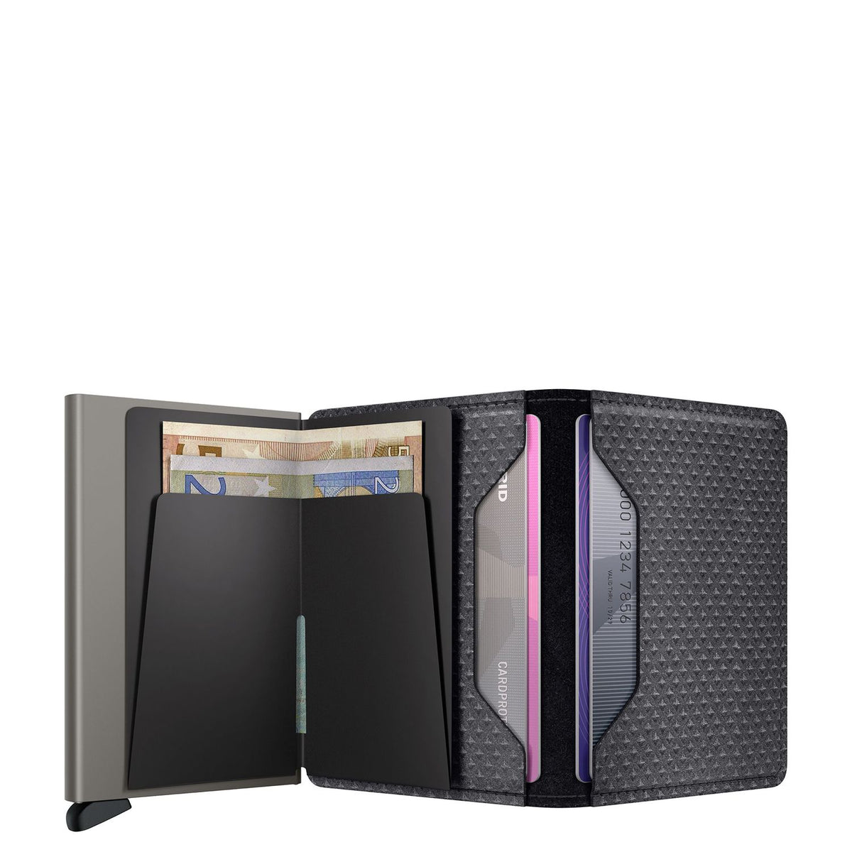 Secrid Slimwallet Portemonnee pyramid grey