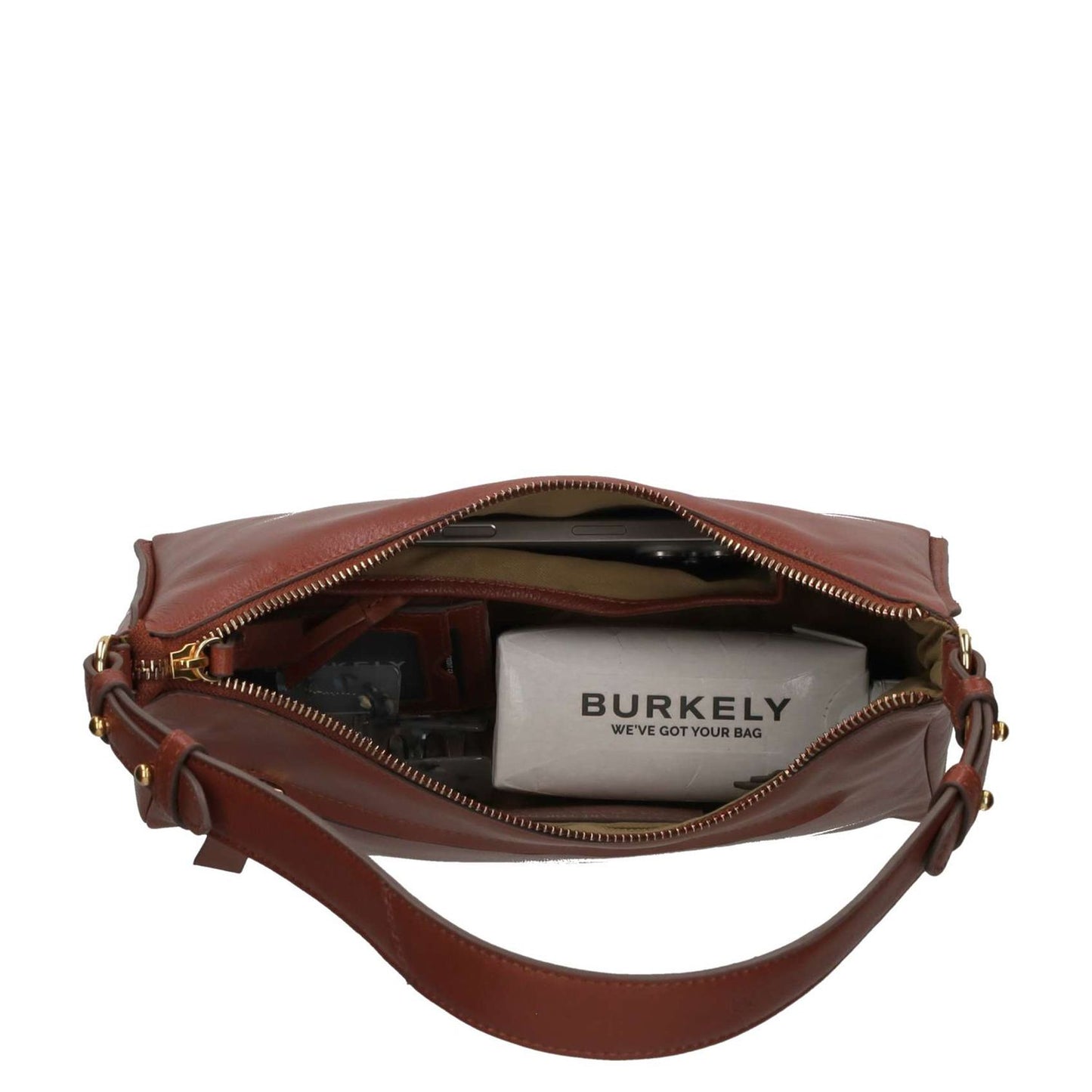 Burkely Fine Florence Schoudertas chestnut