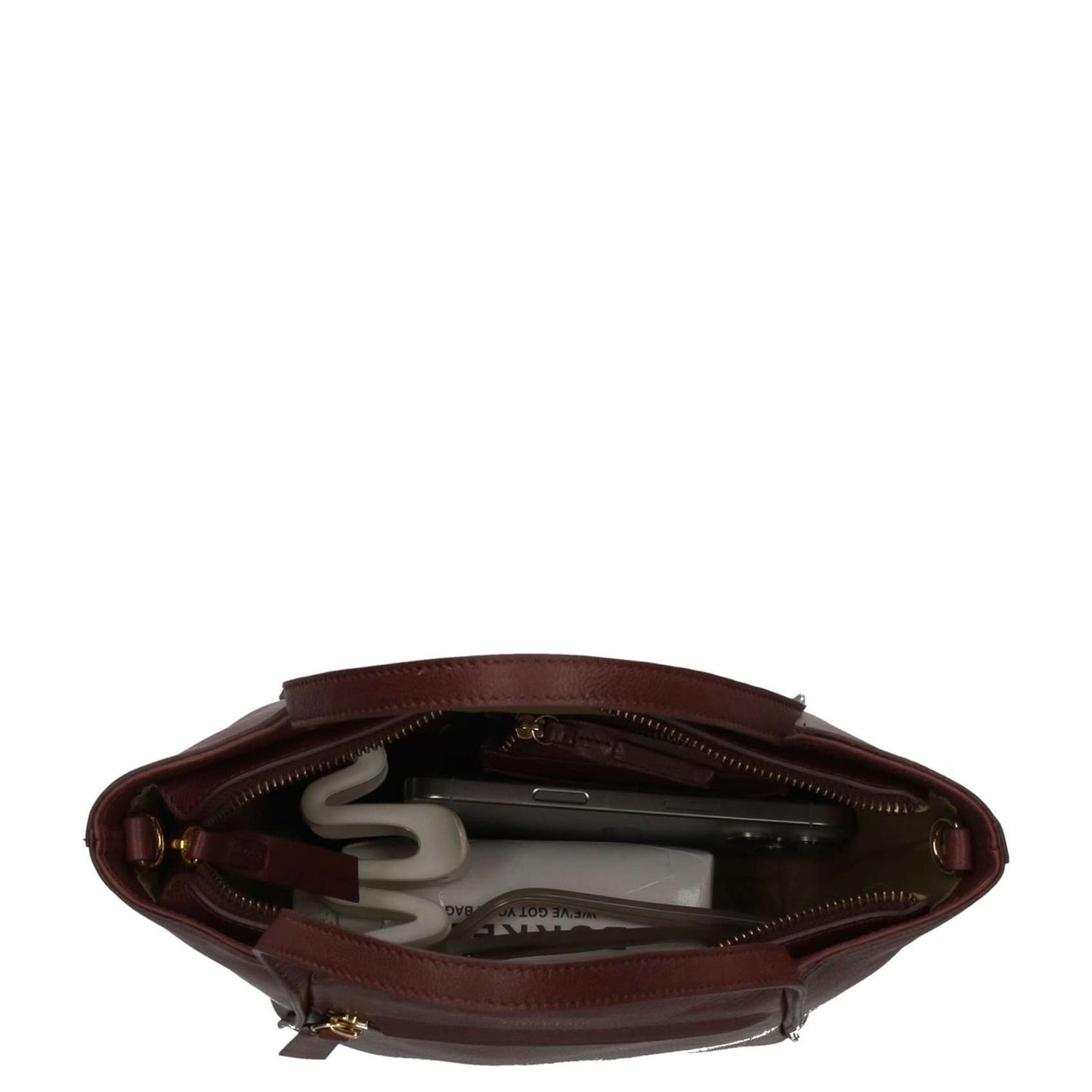 Burkely Fine Florence Handtas - afneembare schouderriem - burgundy