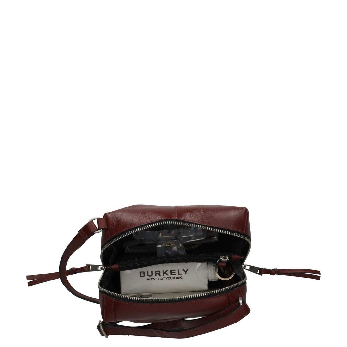 Burkely Myra Crossbody Schoudertas burgundy
