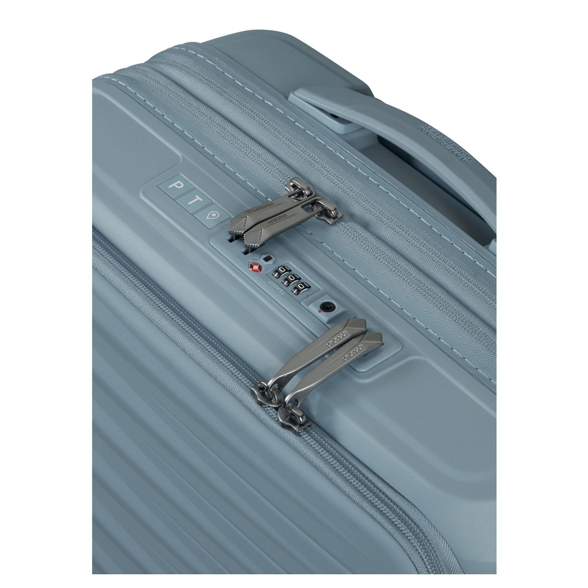 American Tourister FastForward Handbagage Spinner 55 cm - Uitbreidbaar 37/44 liter - 55x40x20/23 cm - steel blue