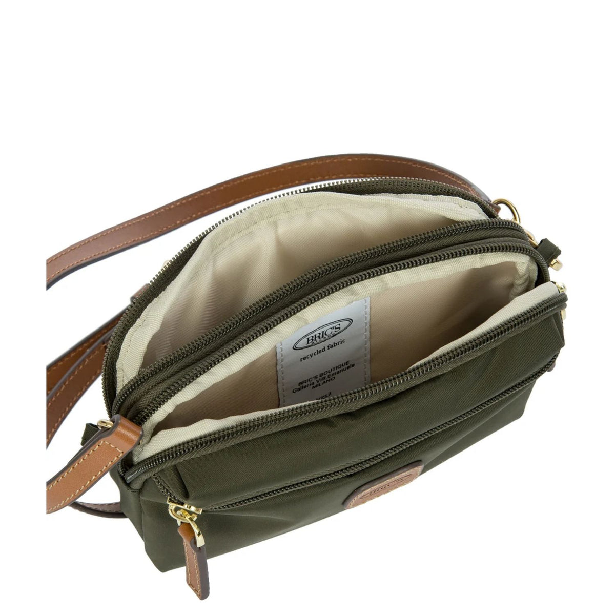 Bric's X-Collection Crossbody Schoudertas olive