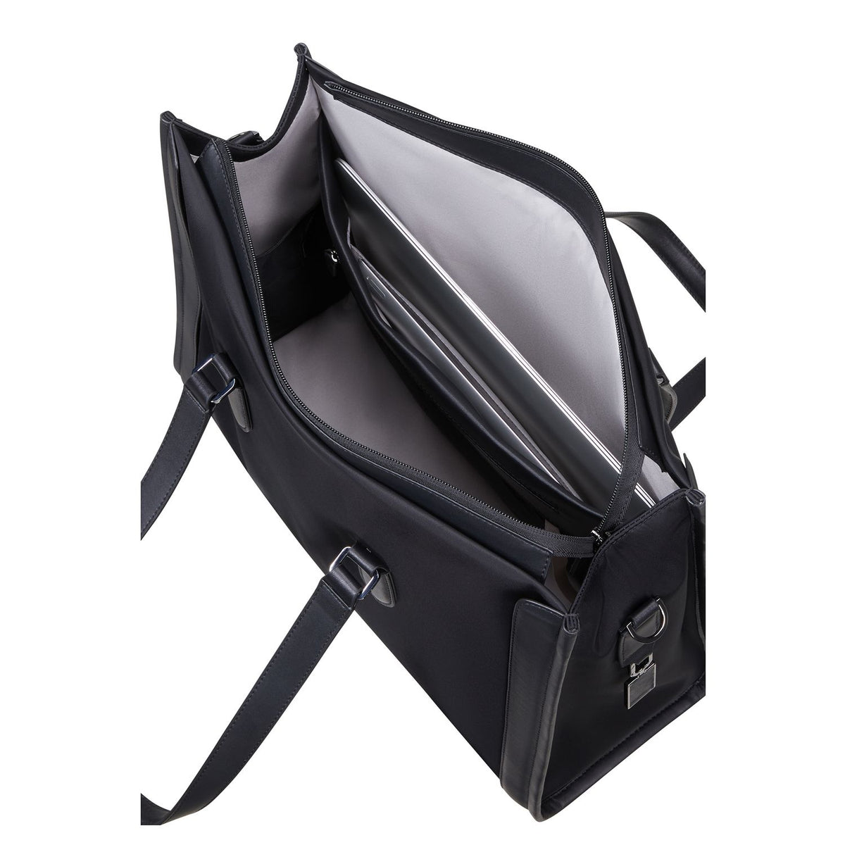 Samsonite Evoluxe Reisschoudertas - 16.5 liter - 15.6" laptopvak - afneembare schouderriem - 42.5x32x15 cm - black