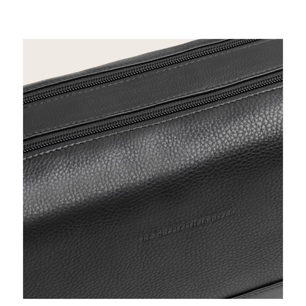 The Chesterfield Brand Montelaro Leren Toilettas zwart
