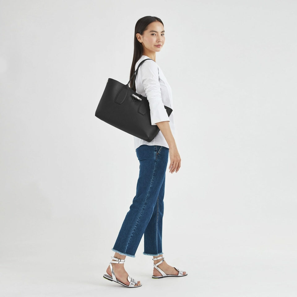 Longchamp Roseau tas met handgreep L - 10060HPN001