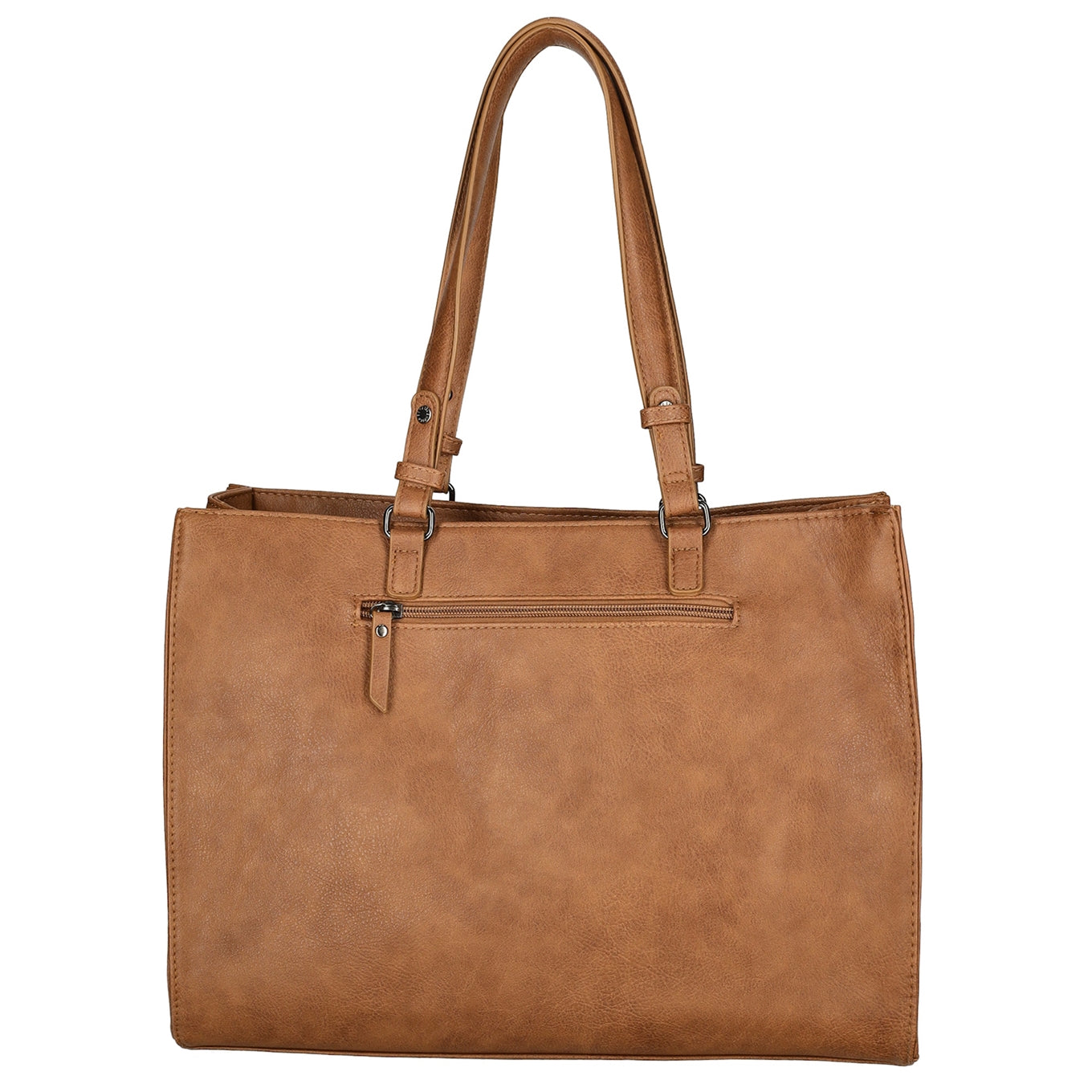 Enrico Benetti Lily Handbag 15" cognac