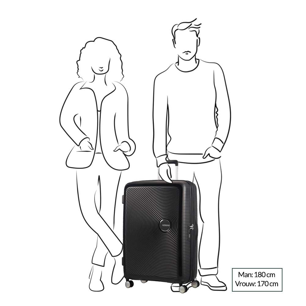 American Tourister Soundbox Spinner 77 Expandable midnight navy