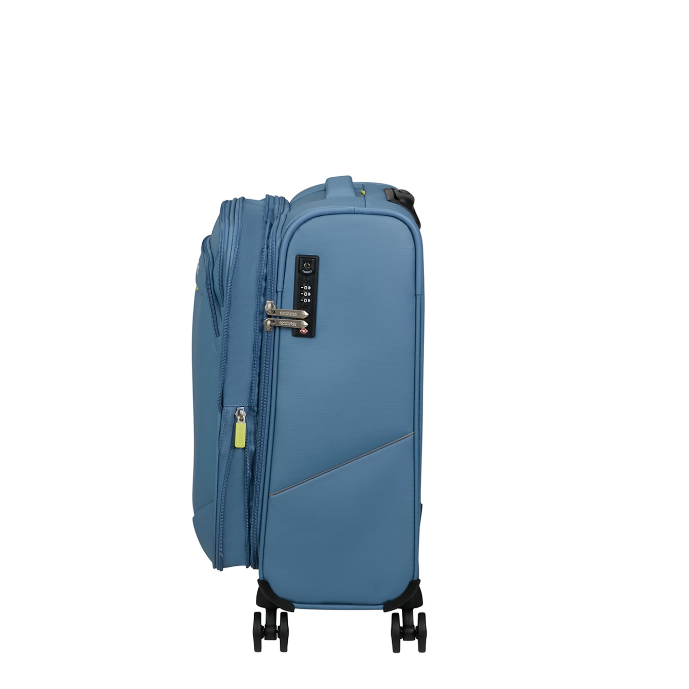 American Tourister Summerride Spinner S Exp TSA coronet blau Weicher Koffer