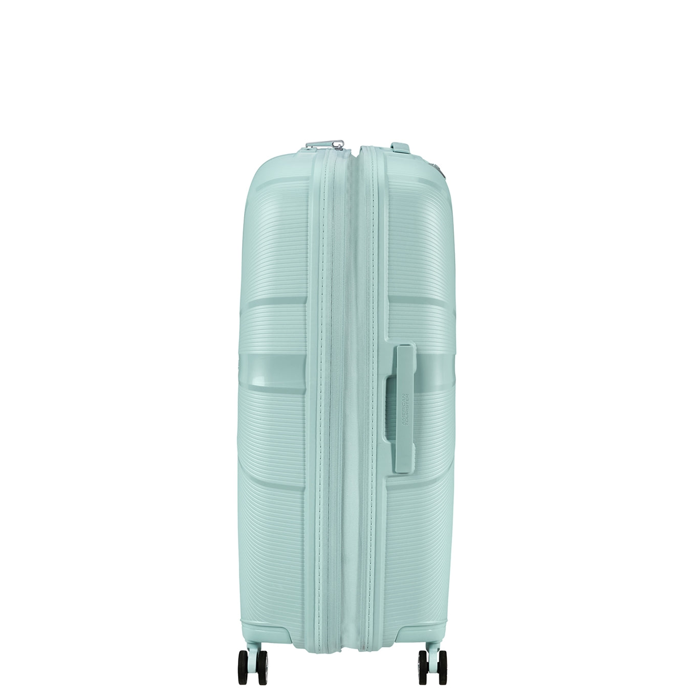 American Tourister Starvibe Spinner 77 EXP mit. Surfblaues Hartschalenetui