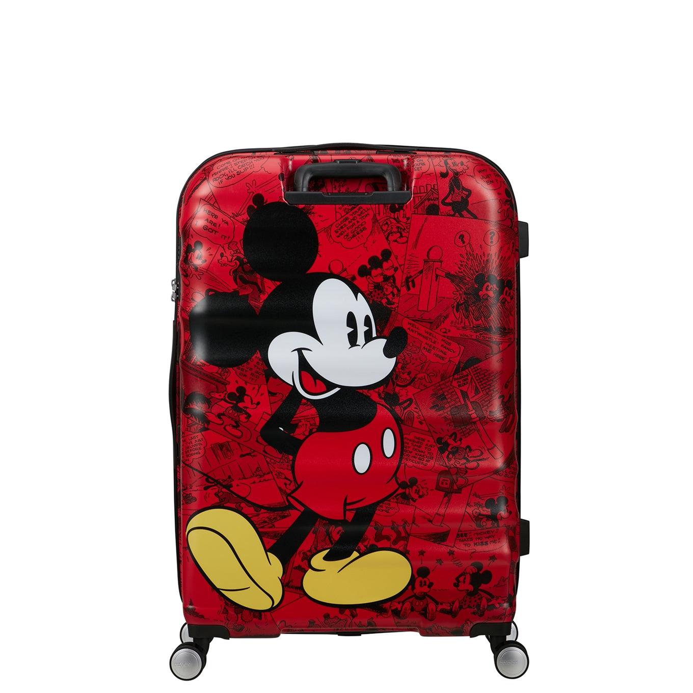 American Tourister Wavebreaker Disney Spinner 77/28 TSA mickey comics red