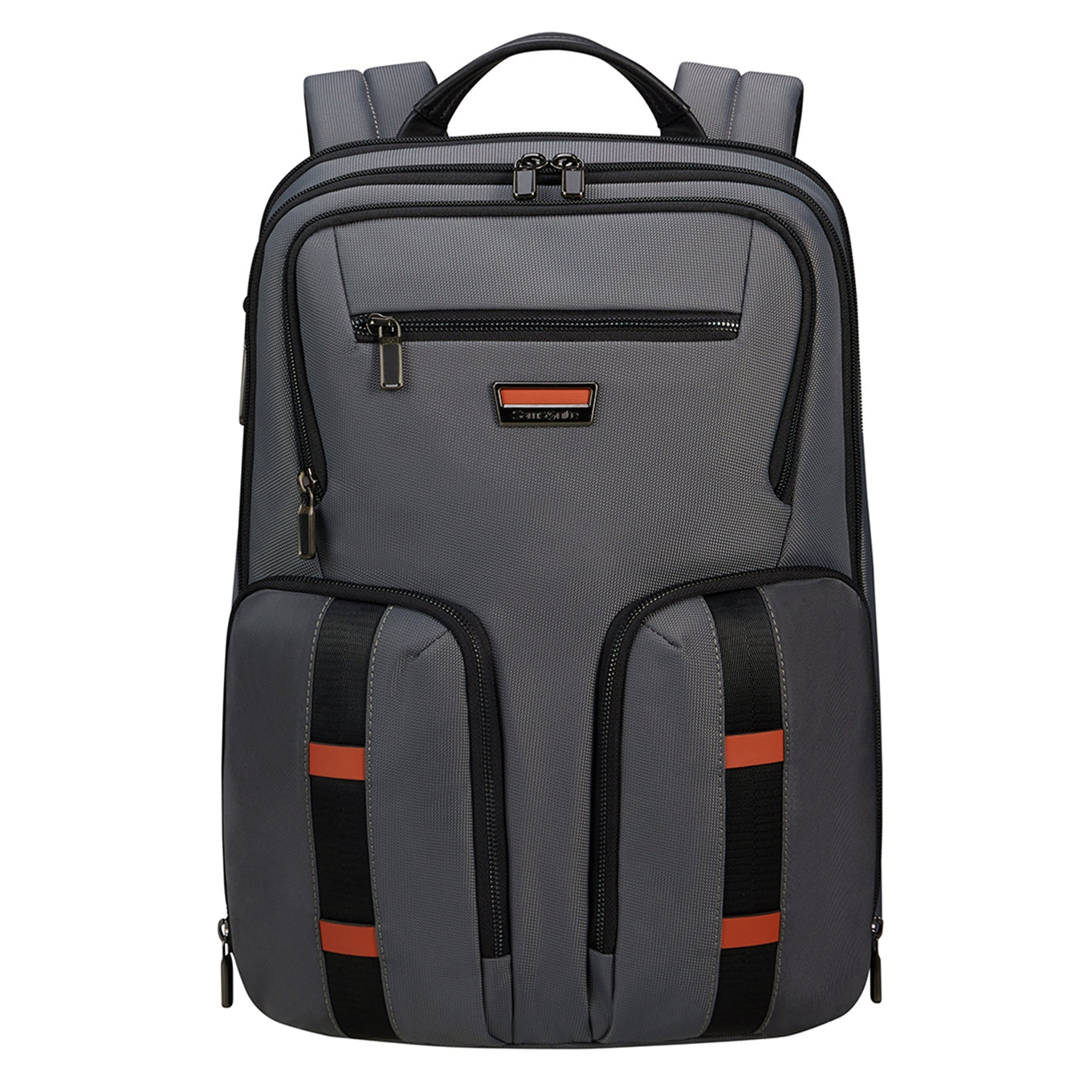 Samsonite Urban-Eye Rucksack 15,6" 2 Taschen grau/cognacfarbener Rucksack