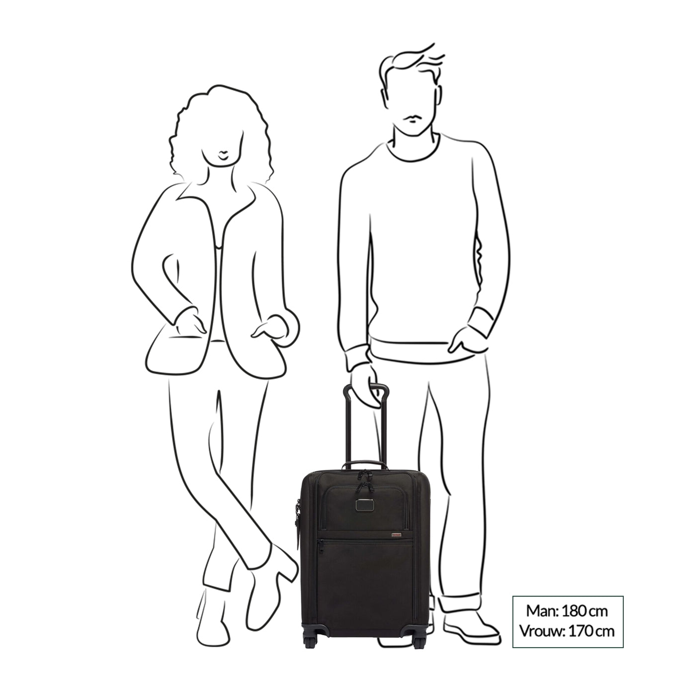 TUMI Alpha International Slim Super Leger black