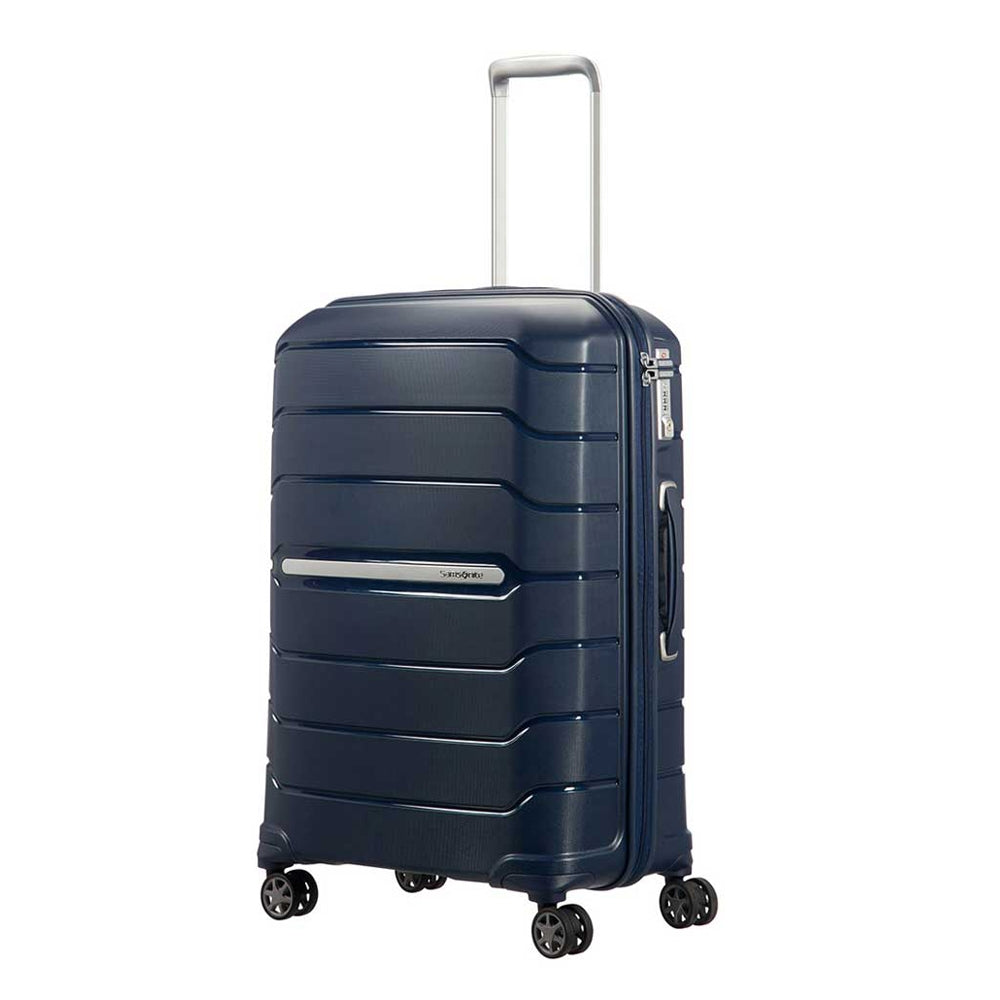 Samsonite Flux Spinner 68 erweiterbares marineblaues Hartschalenetui