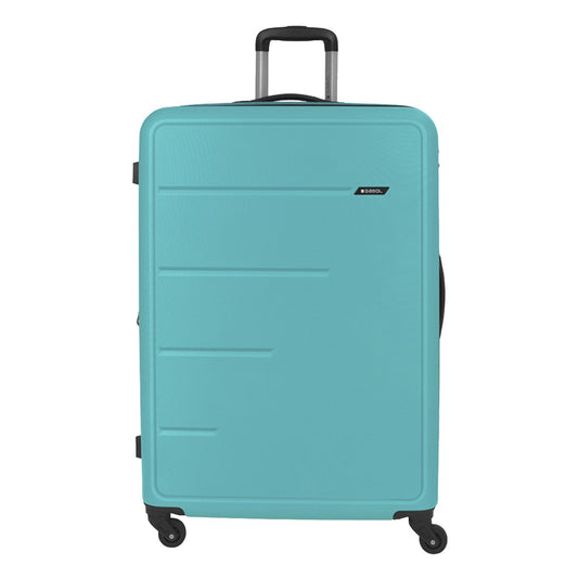 Gabol Future Large Trolley Erweiterbarer türkisfarbener Hartschalenkoffer