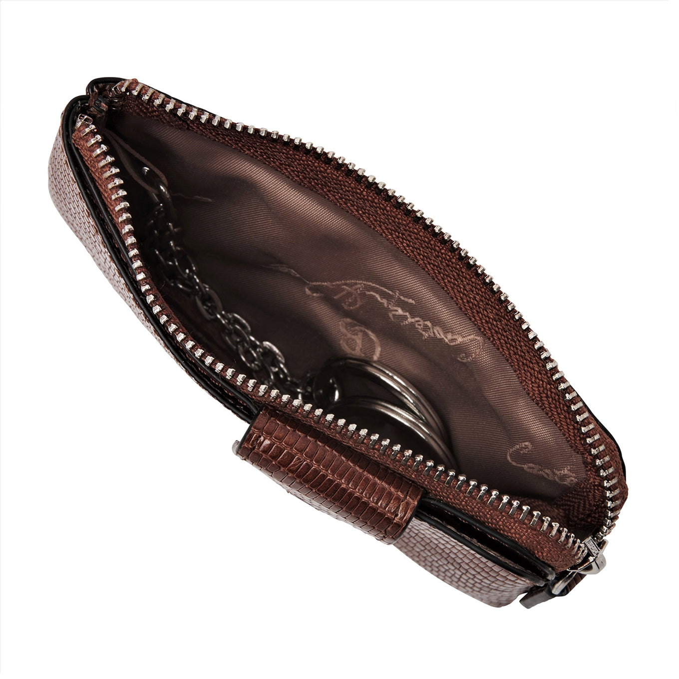 Castelijn & Beerens Donna Kreditkarten-Schlüsseletui RFID Cognac