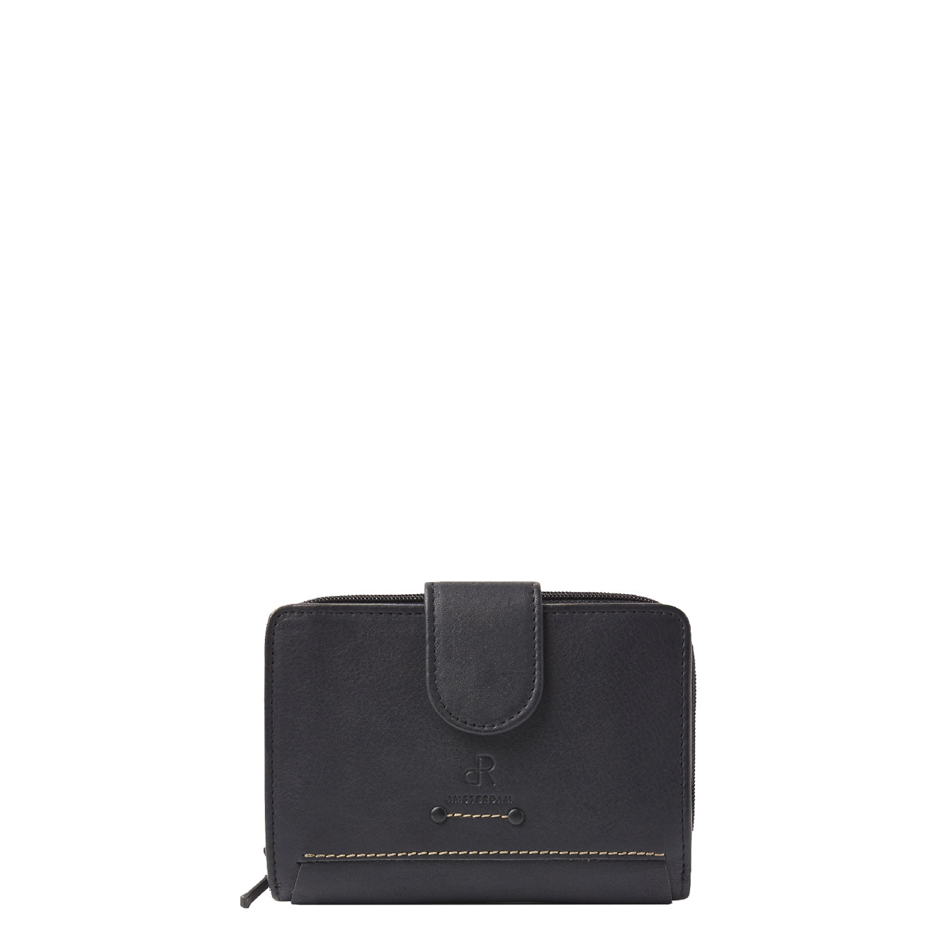 dR Amsterdam Tampa Damesportemonnee black