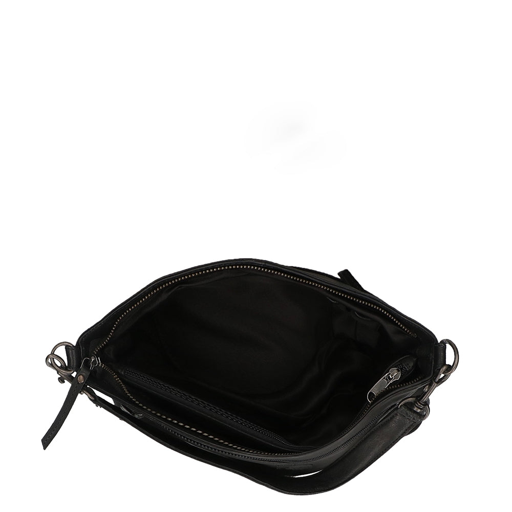 Bear Design Callisto Pelle Angelica Shoulder Bag black