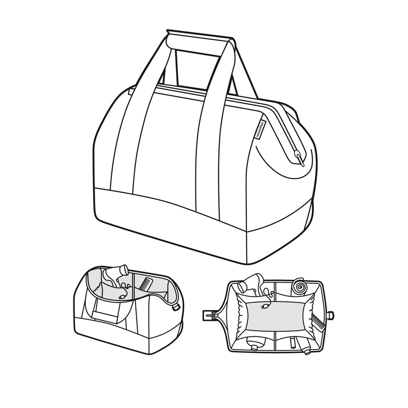 Reisenthel Travelling Allrounder M Twist Sky Pink Wochenendtasche