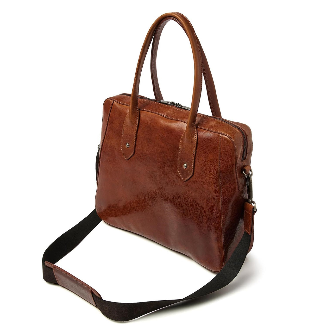 dR Amsterdam Apex Werktas cognac