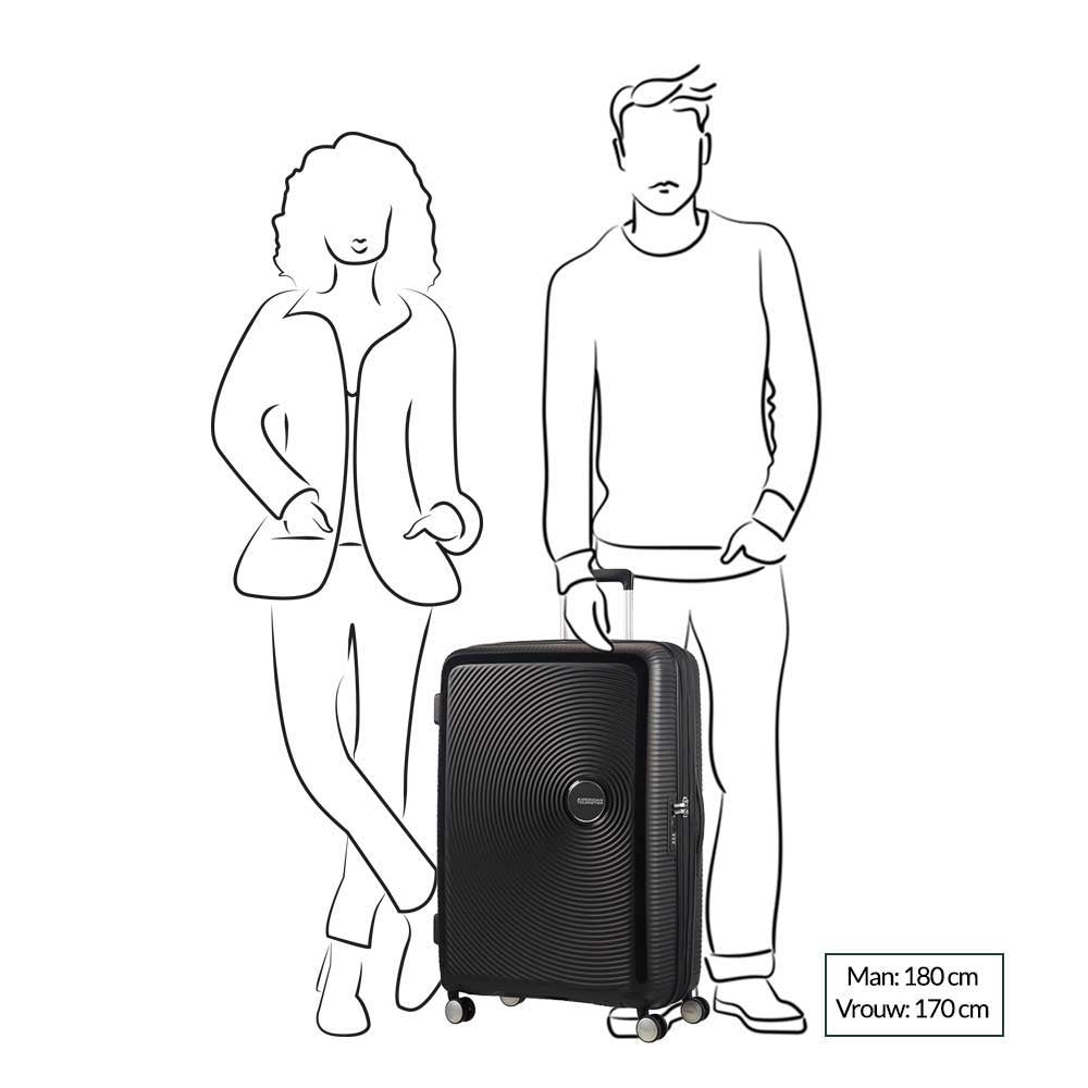 American Tourister Soundbox Spinner 77 Expandable golden yellow