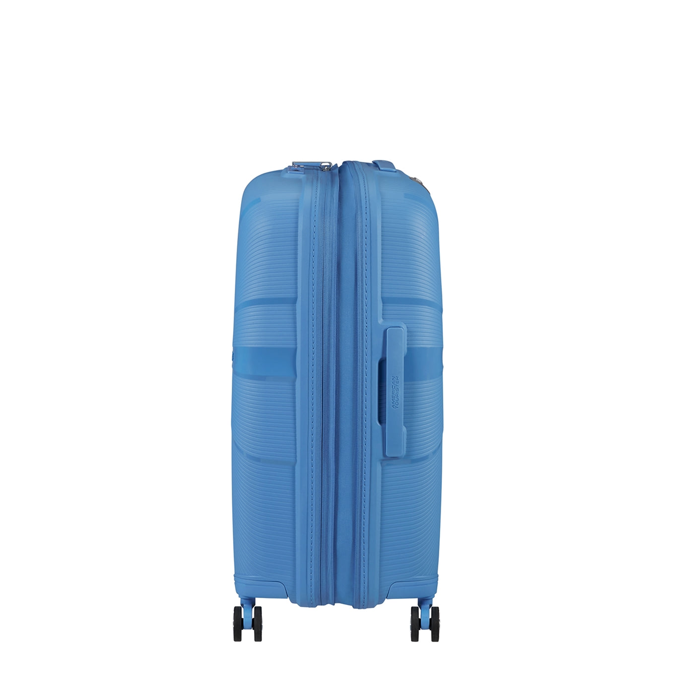 American Tourister Starvibe Spinner 67 EXP ruhiges blaues Hartschalenetui
