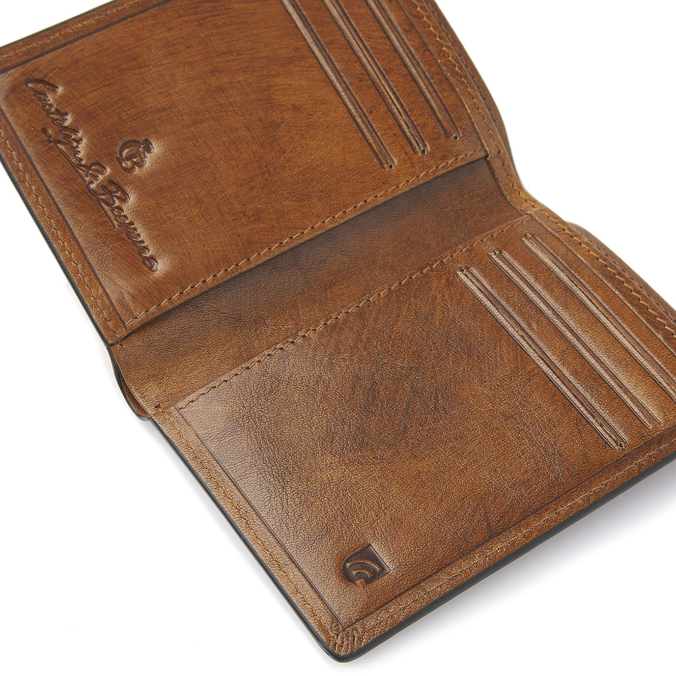 Castelijn & Beerens Rien Kreditkartenetui 8 RFID natürliche Herrenbrieftasche