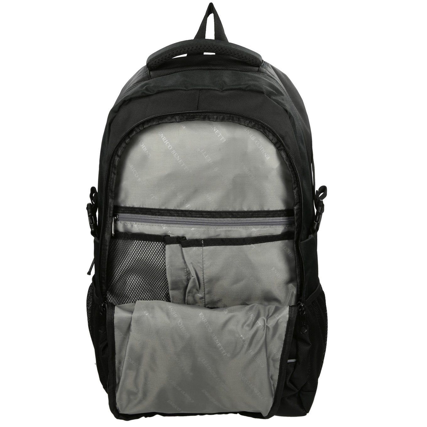 Enrico Benetti Yellow Stone 17'' Laptop Rugzak zwart