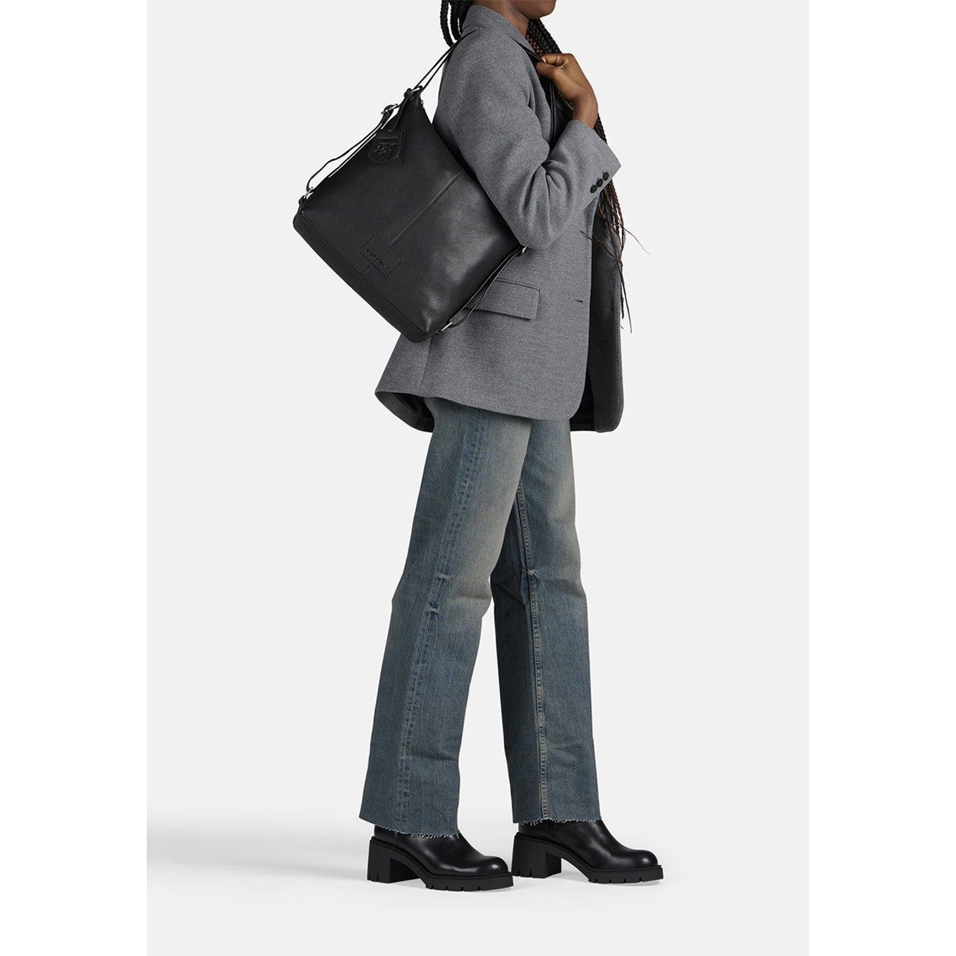 Burkely Soft Skylar Rucksack Hobo schwarz Damentasche