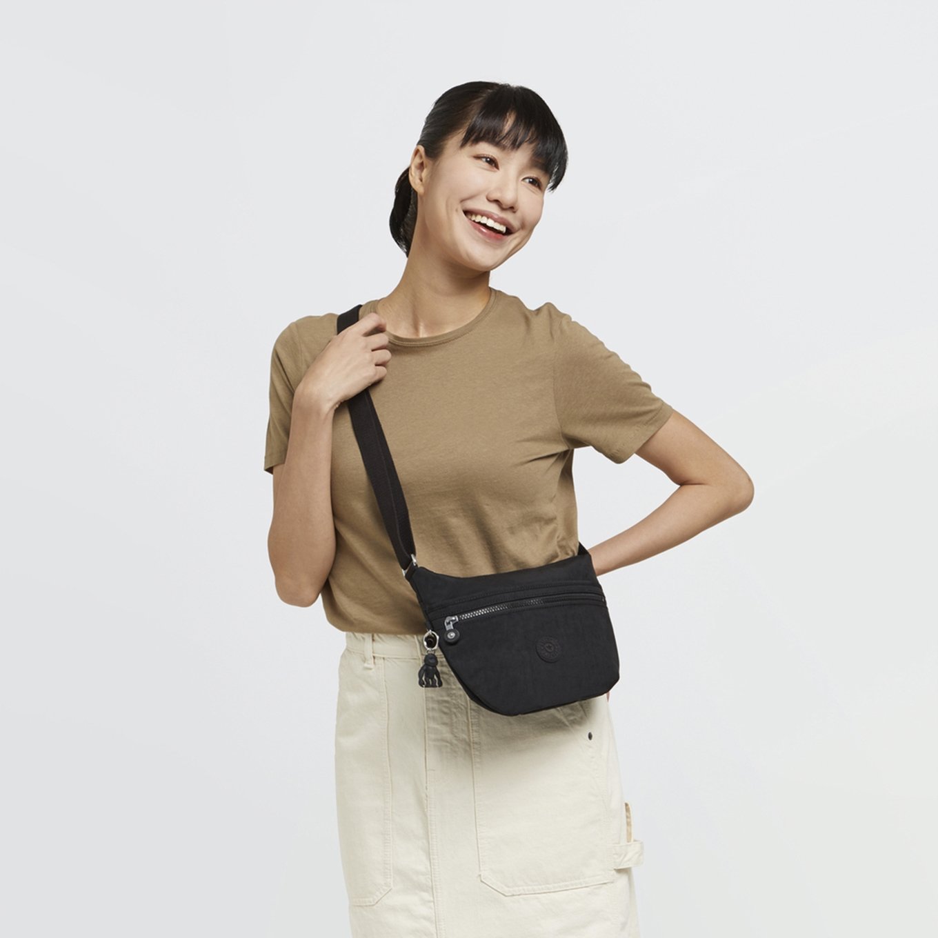 Kipling Arto S Schoudertas black noir