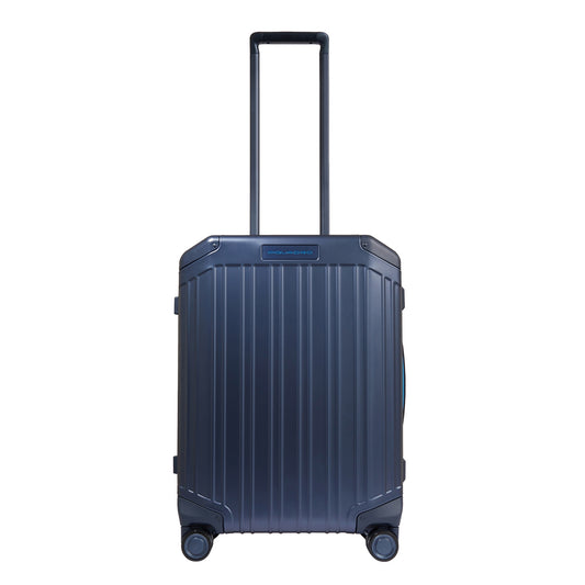 Piquadro ALU-B2 Kabinentrolley 55 blau Hartschalenkoffer