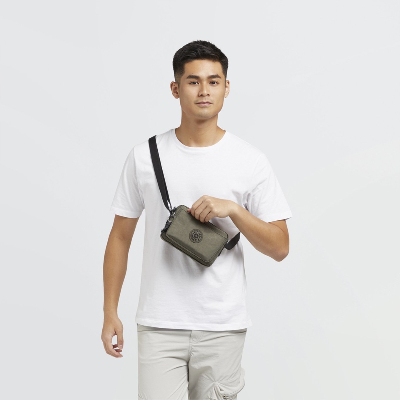 Kipling Abanu grünes Moos Damentasche