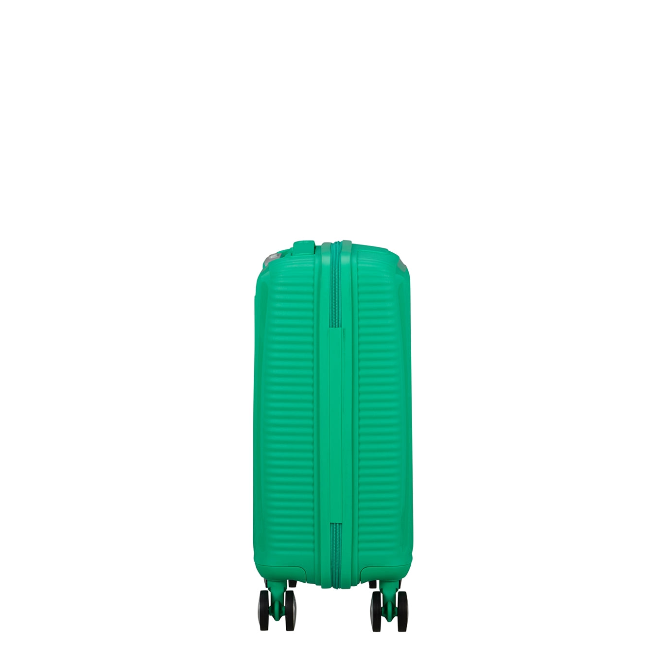 American Tourister Soundbox Mini Spinner 47 leuchtend grünes Hartschalenetui