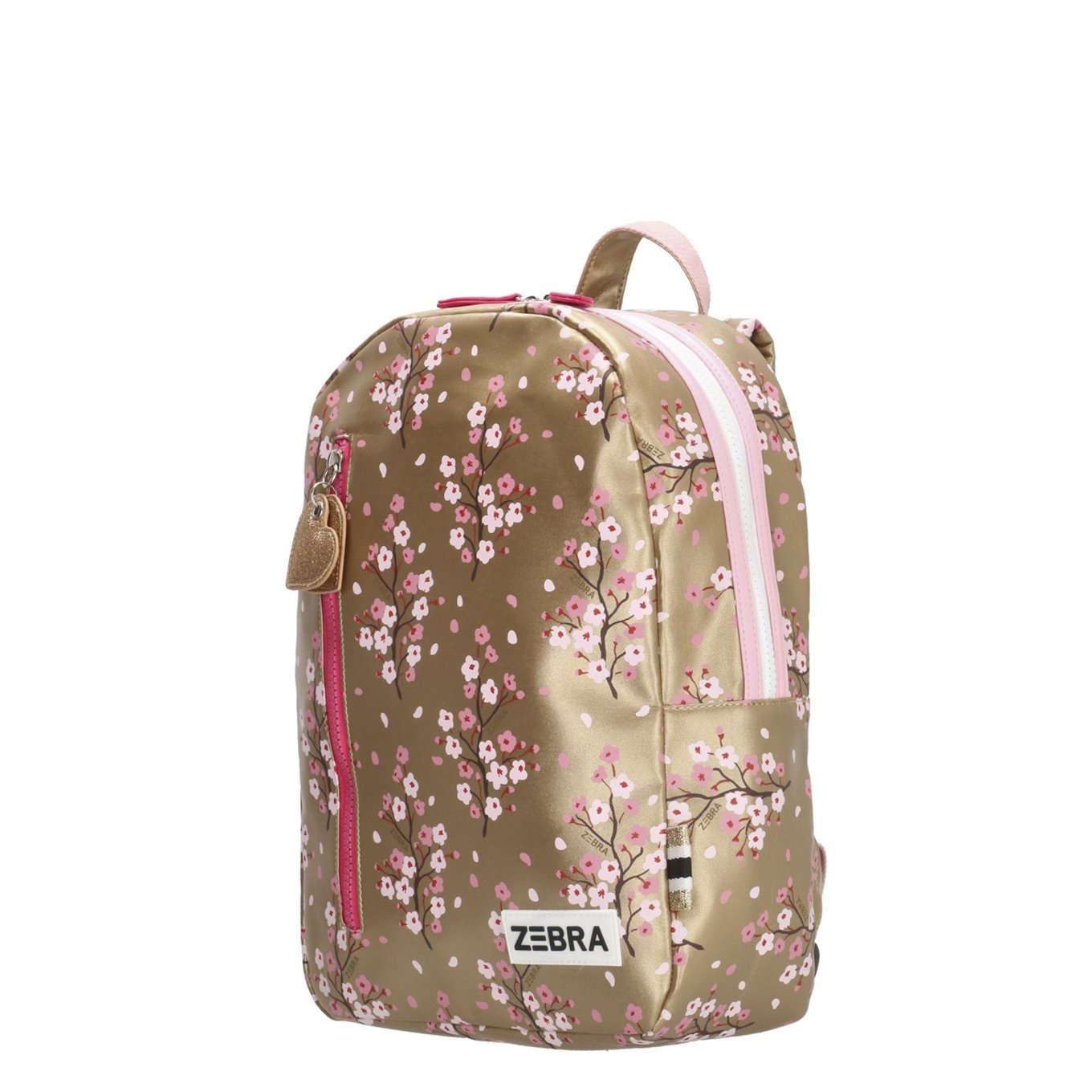 Zebra Trends Girls Rugzak Flower goud