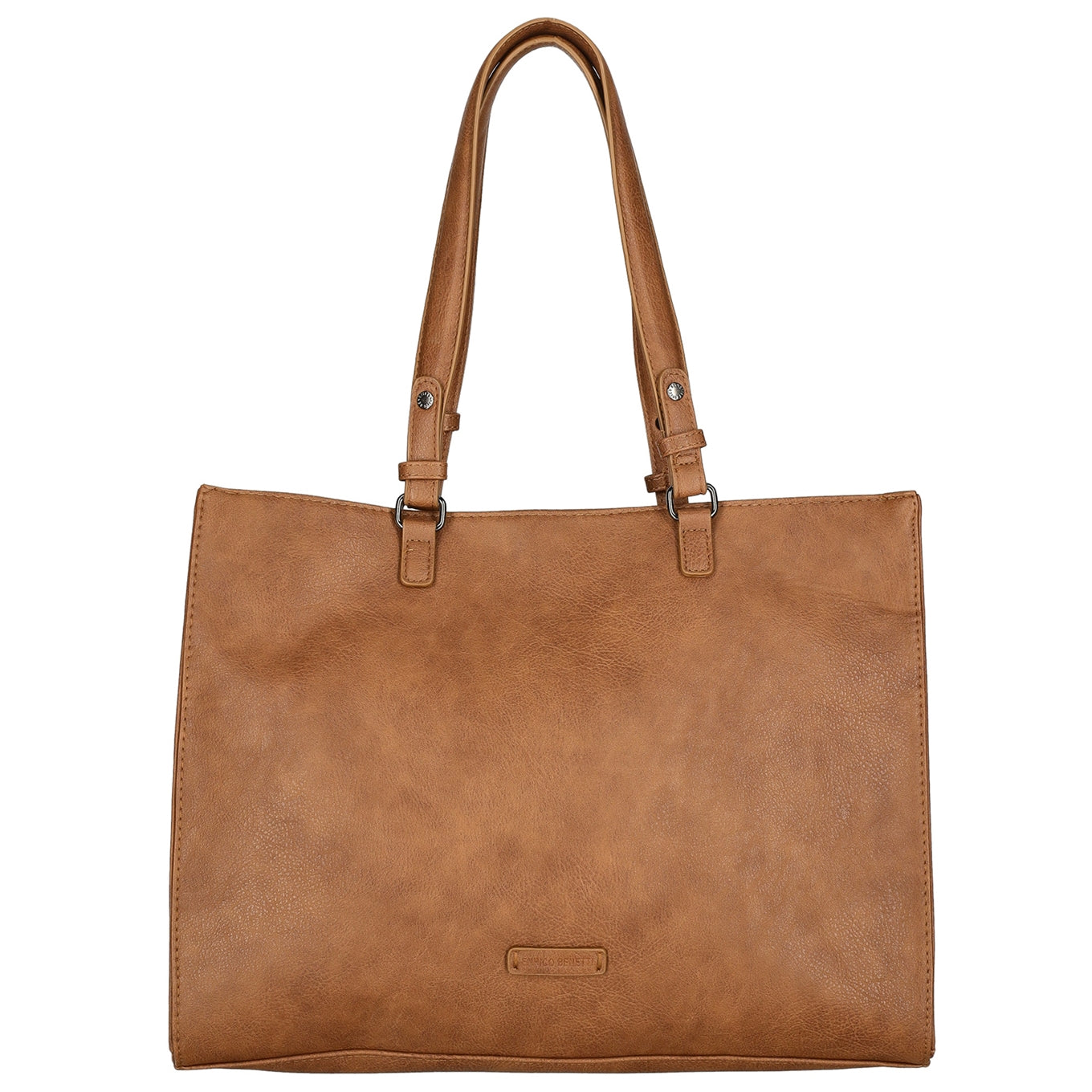 Enrico Benetti Lily Handbag 15" cognac
