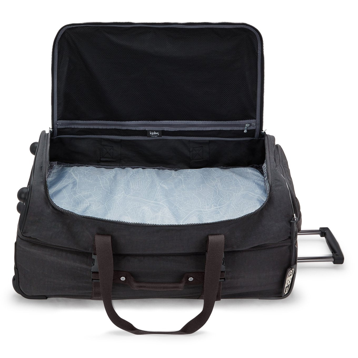 Kipling Teagan L schwarze Noir Trolley-Reisetasche
