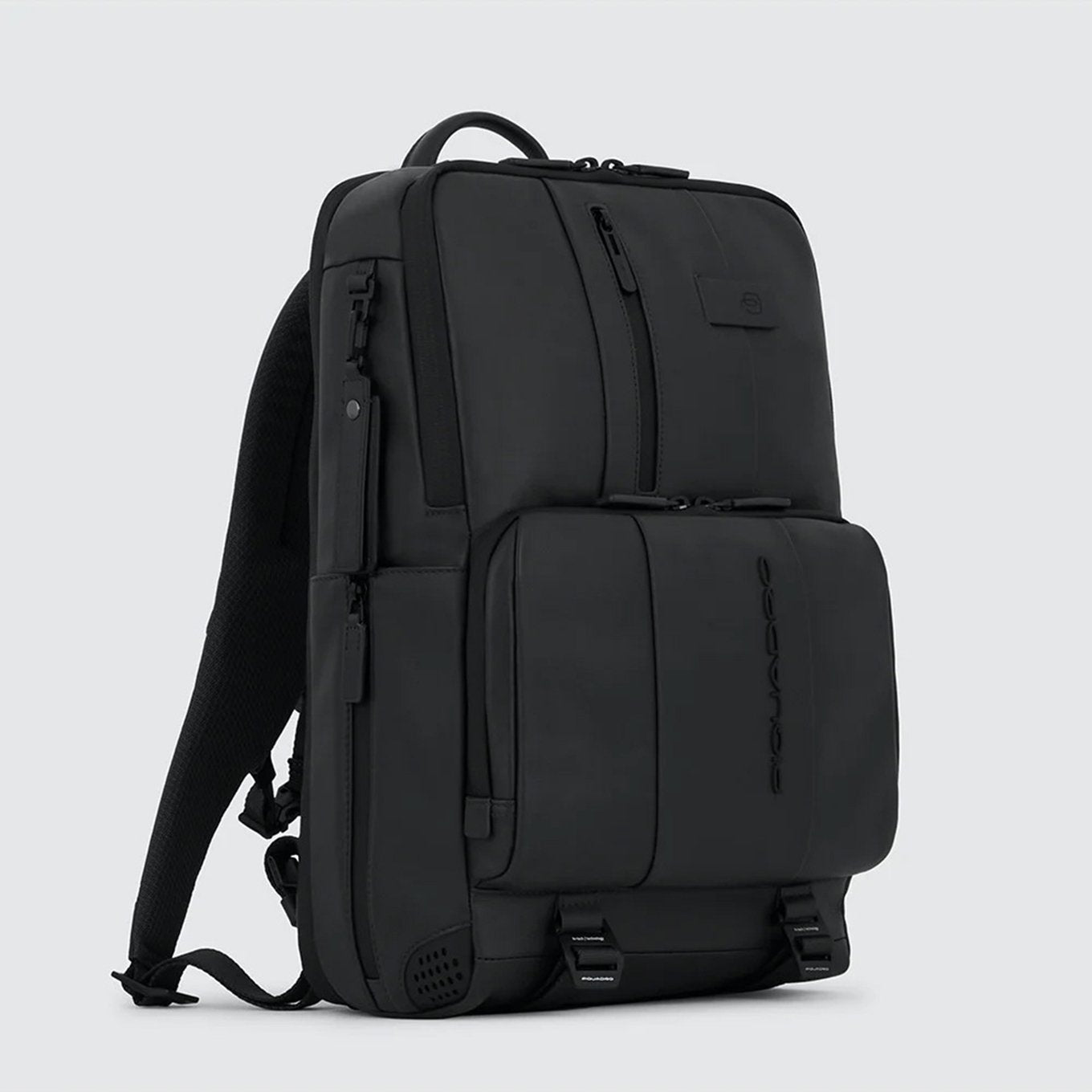Piquadro Urban Fast-check Laptop and Ipad Backpack black backpack