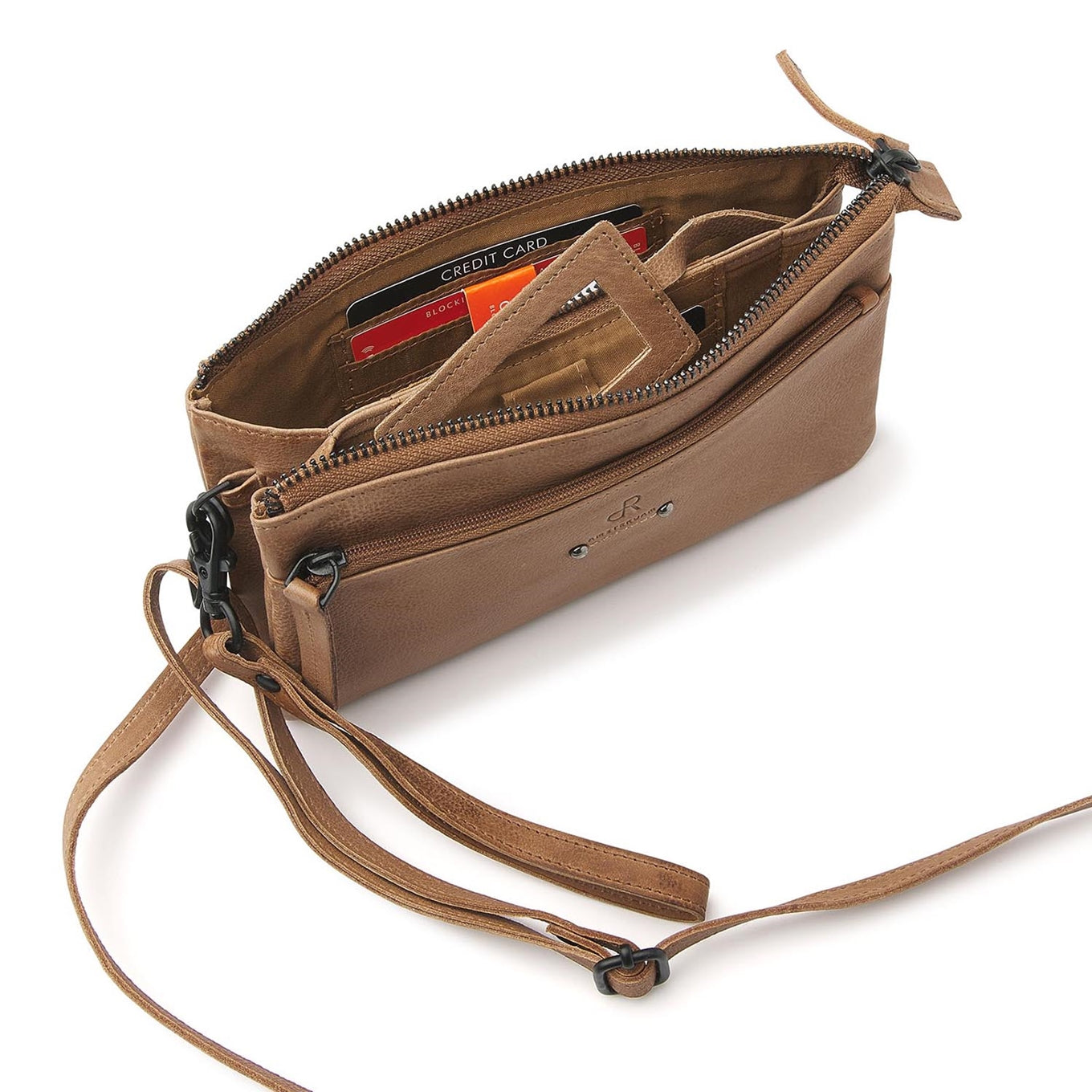 dR Amsterdam Tampa Shoulderbag / Clutch 933731 burro