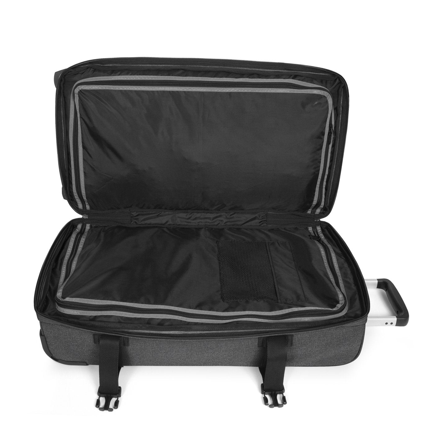 Eastpak Transit'R L schwarzer Denim-Softkoffer