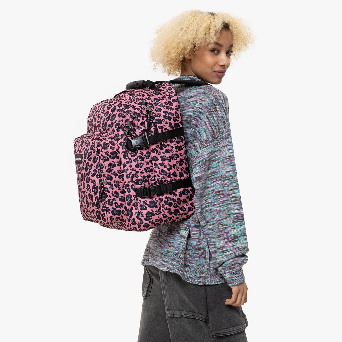 Eastpak Provider Rucksack in Beastimal-Rosa