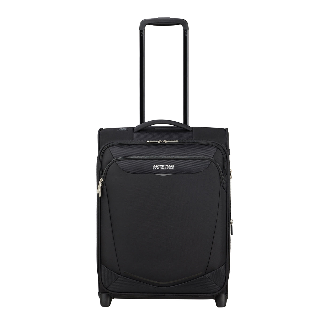 American Tourister Summerride Upright S Exp schwarzer Weichkoffer