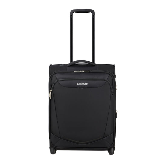 American Tourister Summerride Upright S Exp schwarzer Weichkoffer