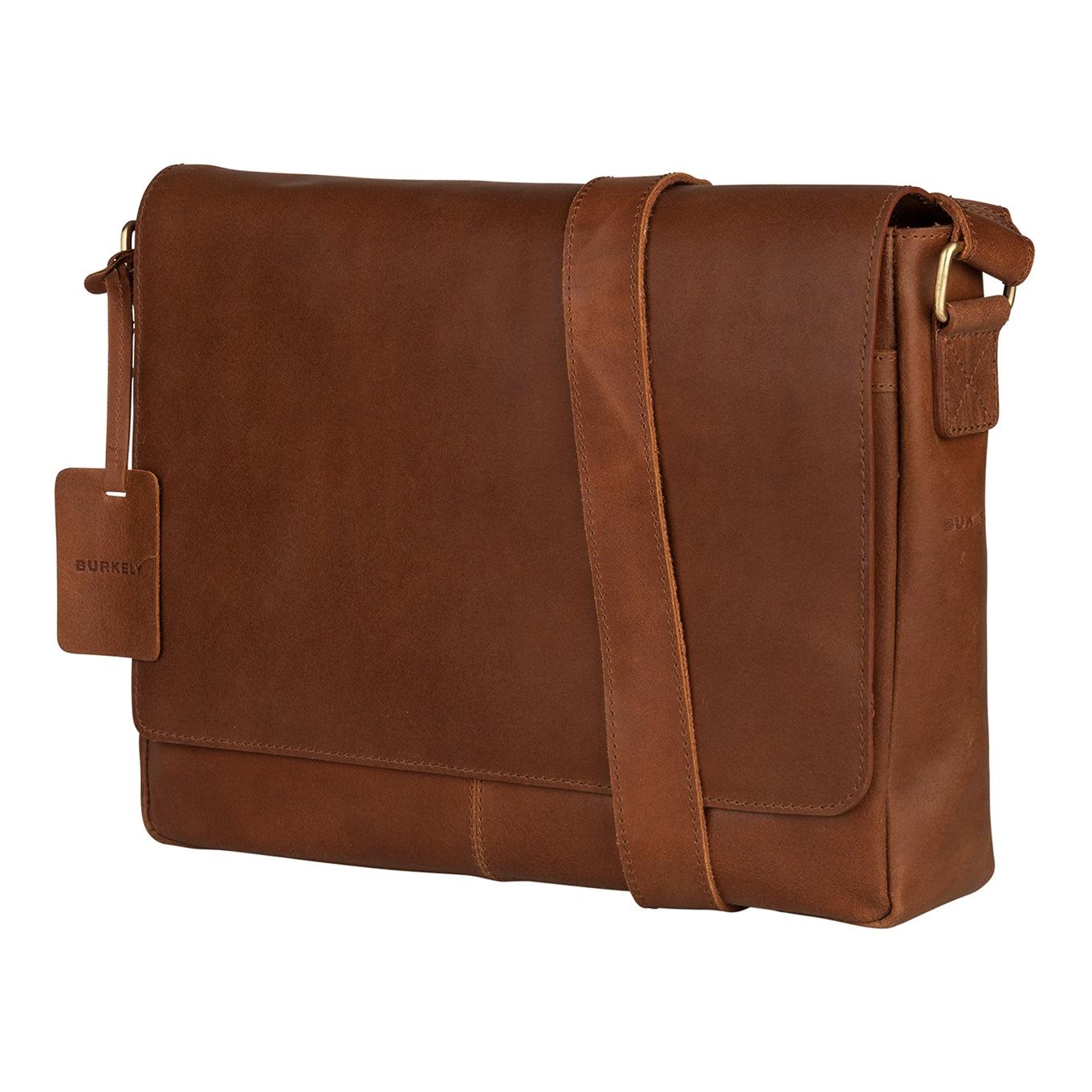 Burkely Vintage Juul Messenger Bag Cognac Herrentasche