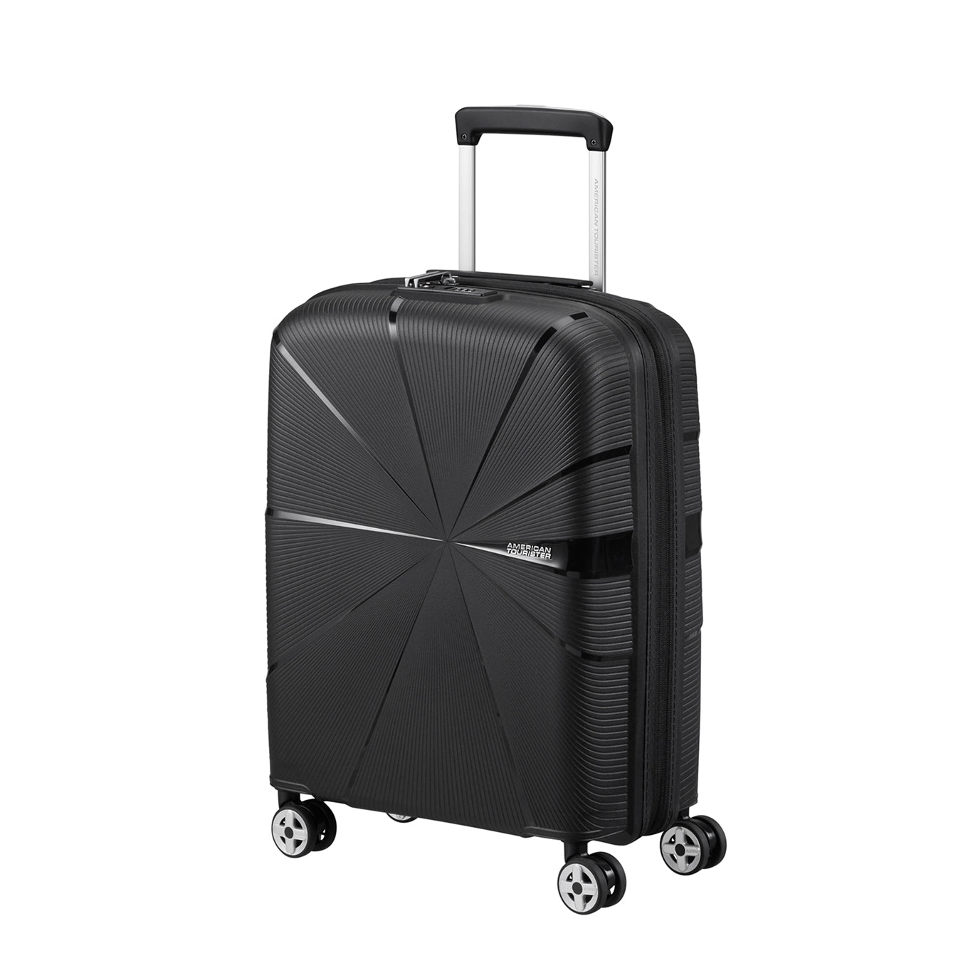 American Tourister Starvibe Spinner 55 EXP schwarzer Hartschalenkoffer