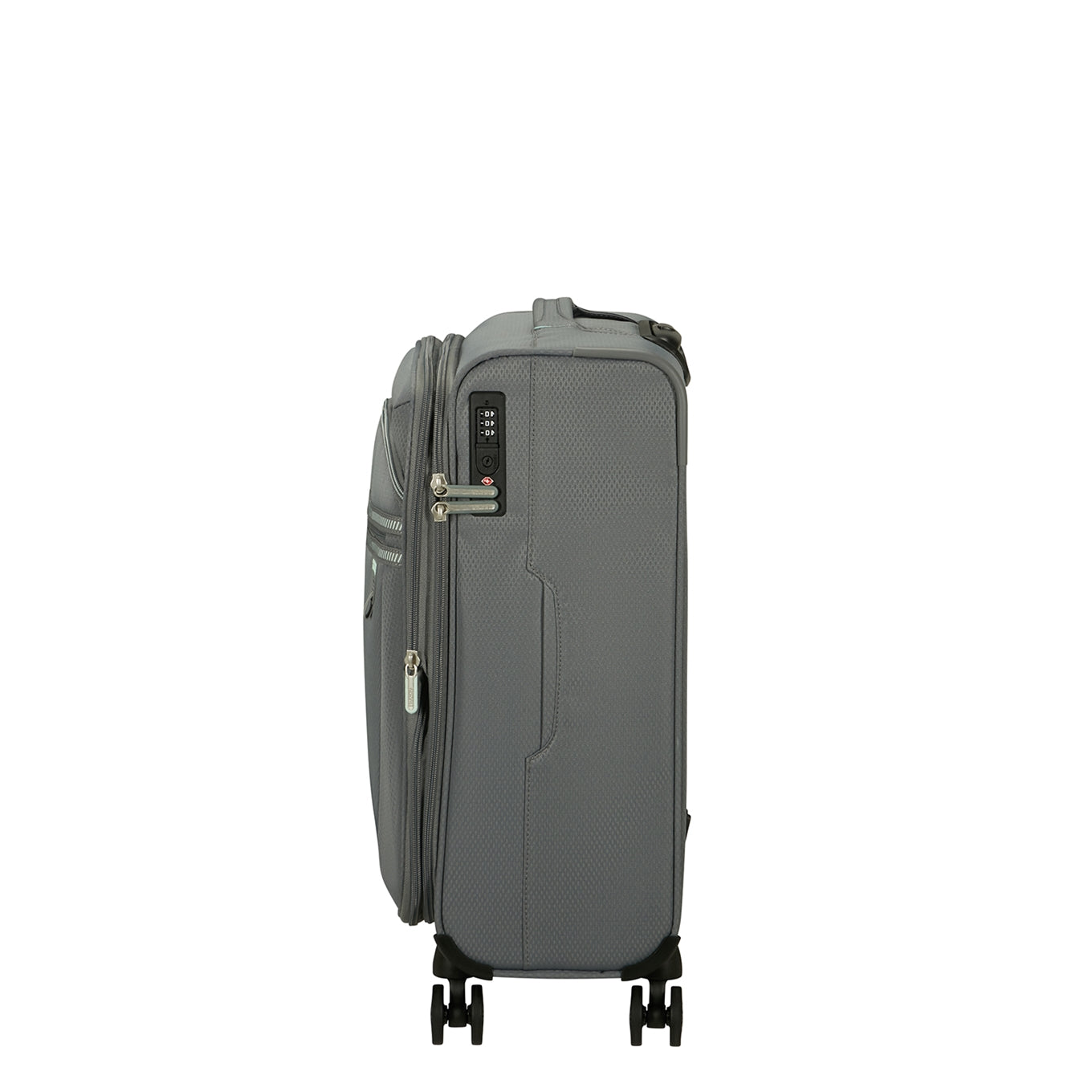 American Tourister Aerospin Spinner S Exp Stone Basalt Weicher Koffer