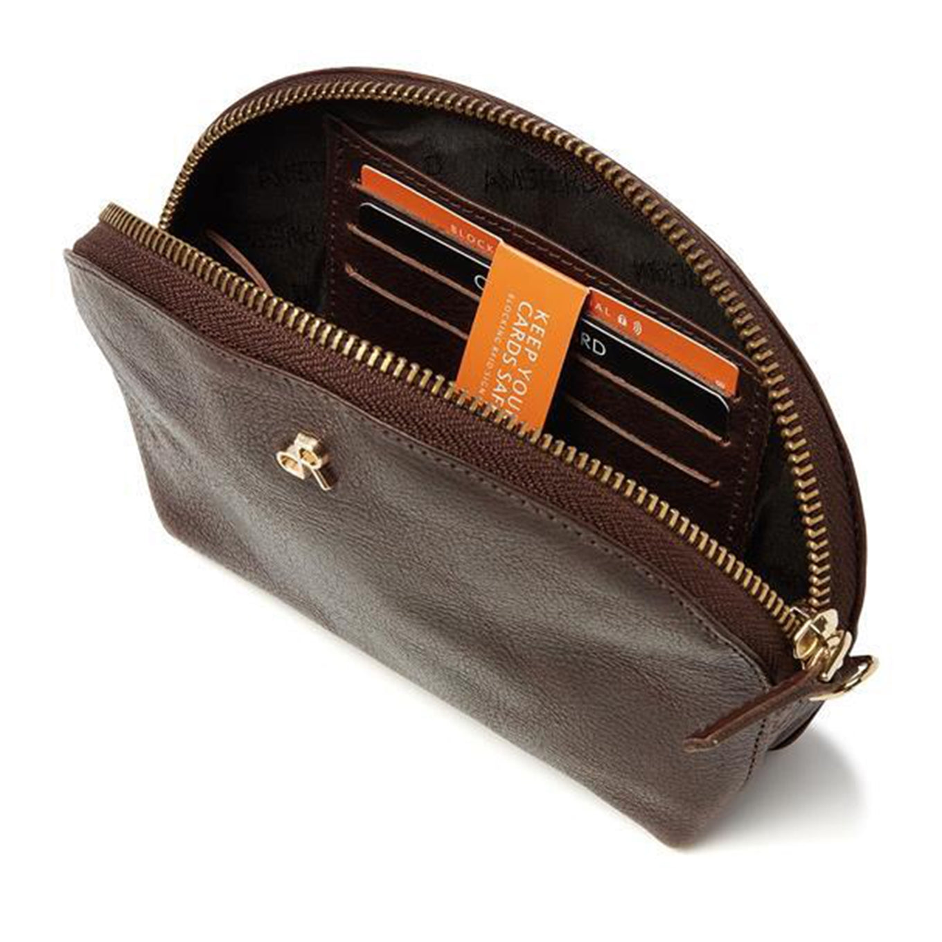 dR Amsterdam Milan Make-Up Bag brown