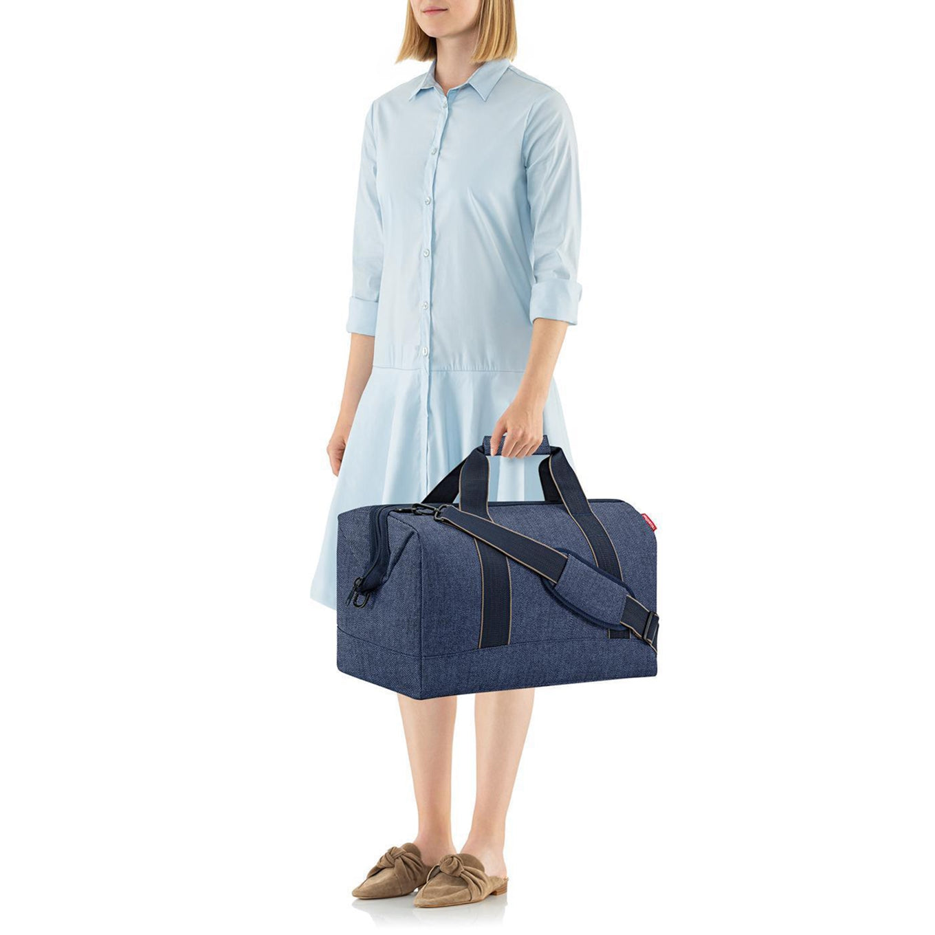 Reisenthel Travelling Allrounder L herringbone dark blue