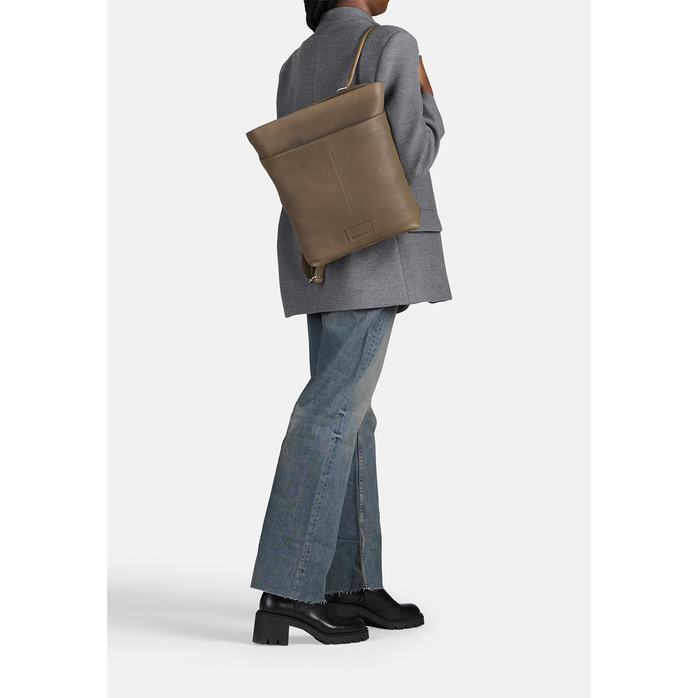 Burkely Soft Skylar Backpack Shopper 14" taupe Damentasche