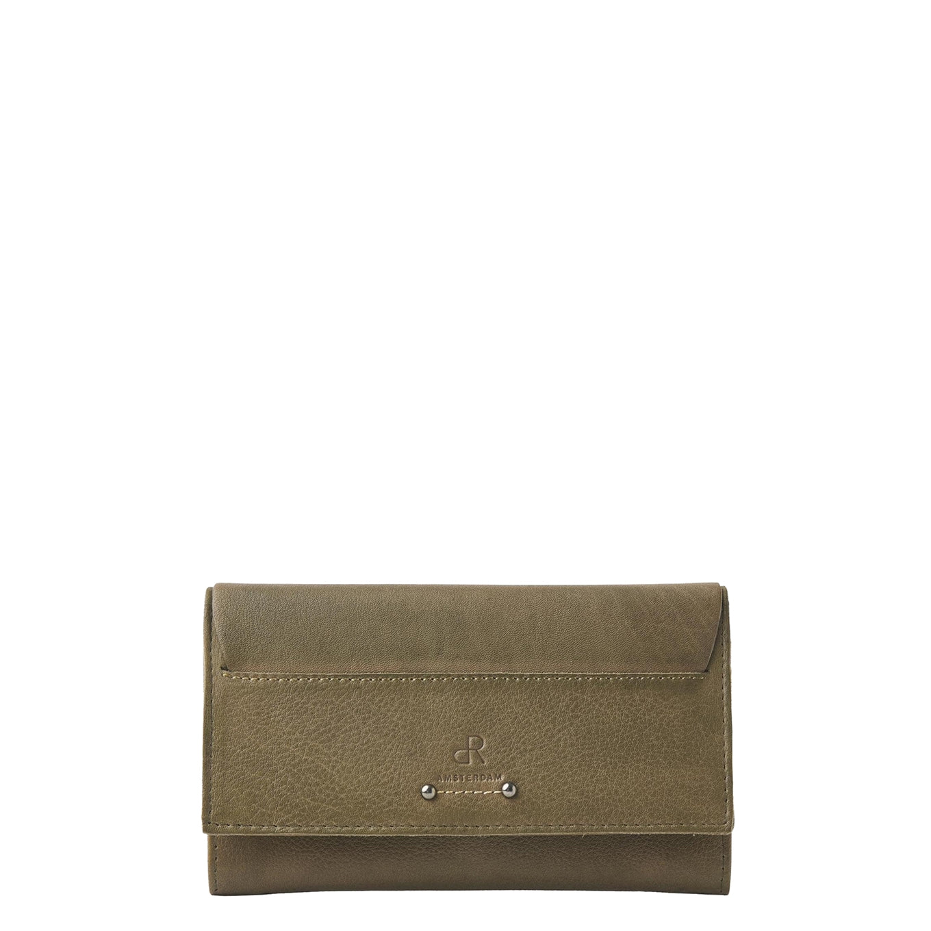 dR Amsterdam Tampa Damesportemonnee olive