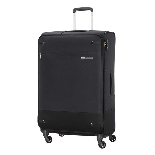 Samsonite Base Boost Spinner 78 Erweiterbarer schwarzer Softkoffer