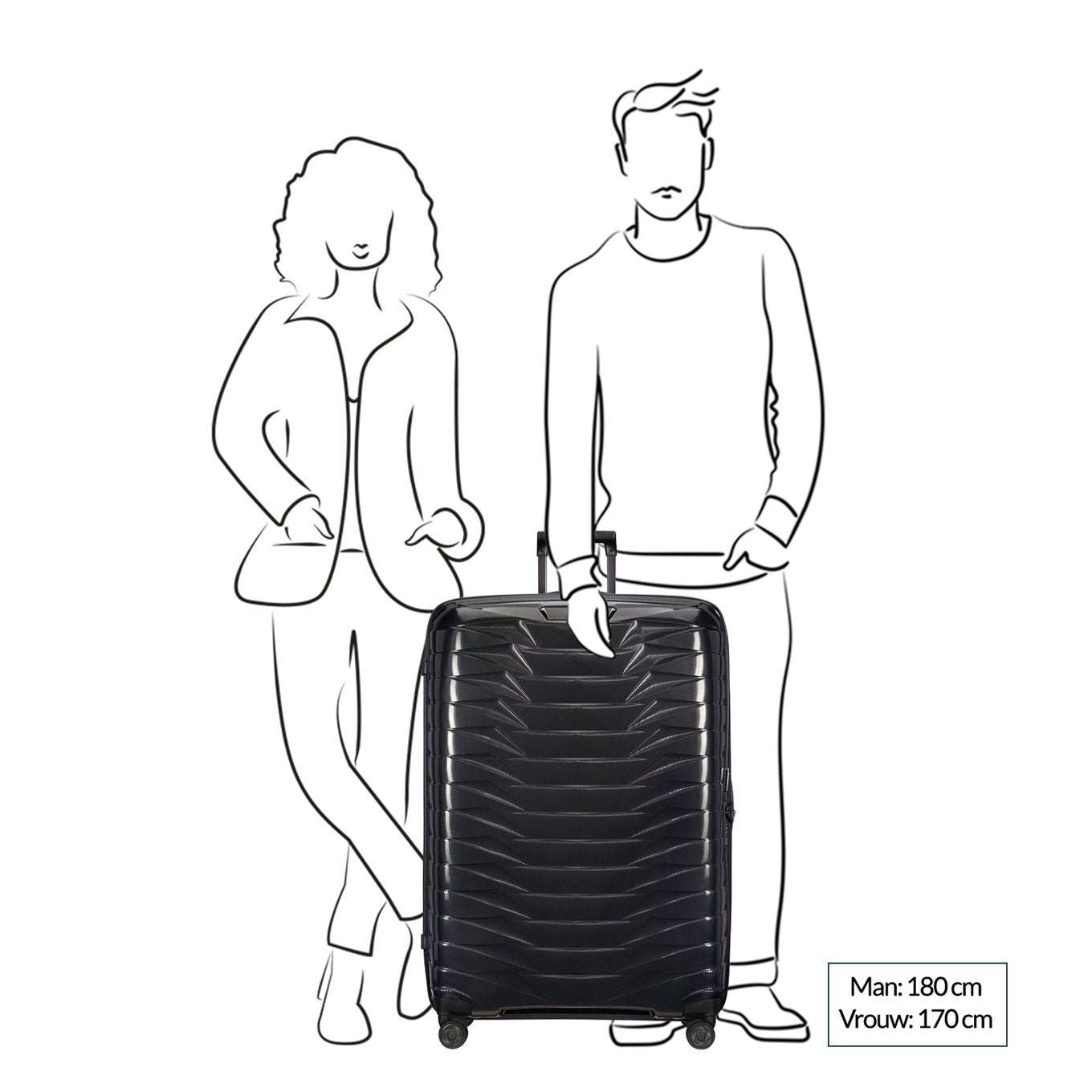 Samsonite Proxis Spinner 86 matt climbing ivy Hard Case
